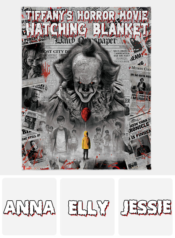 Horror Movie Blanket - Personalized Blanket