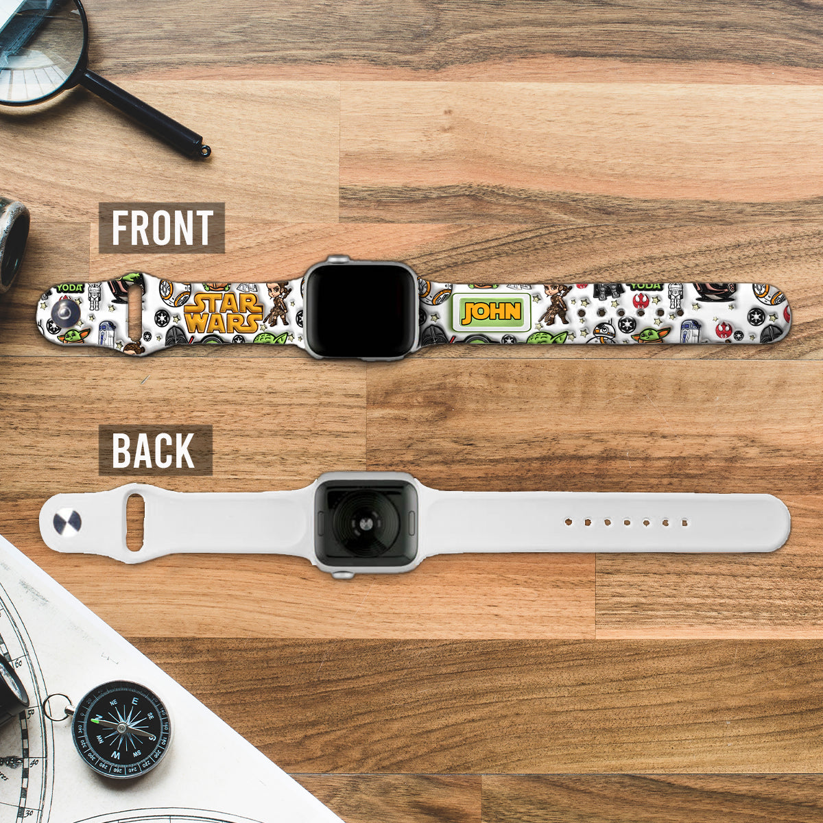 The Galaxy Edge - Personalized The Force Apple Watch Band