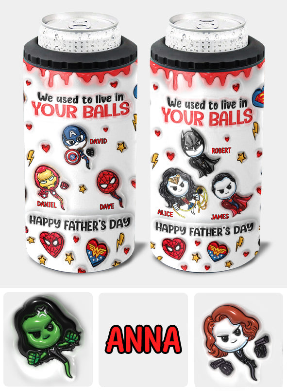 Happy Father's Day - Personalized Marvelous Universe Can Cooler