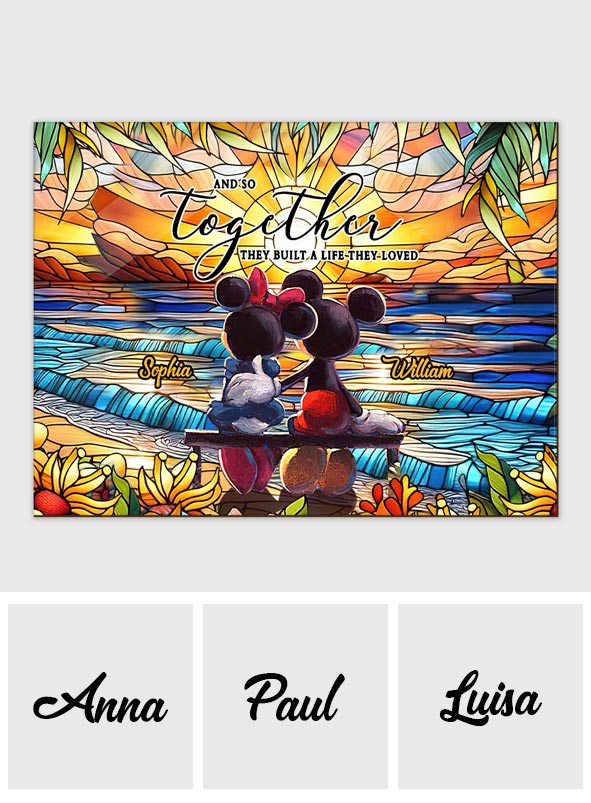 And So Together They Build A Life They Loved - Personalized Mouse Jigsaw Puzzle