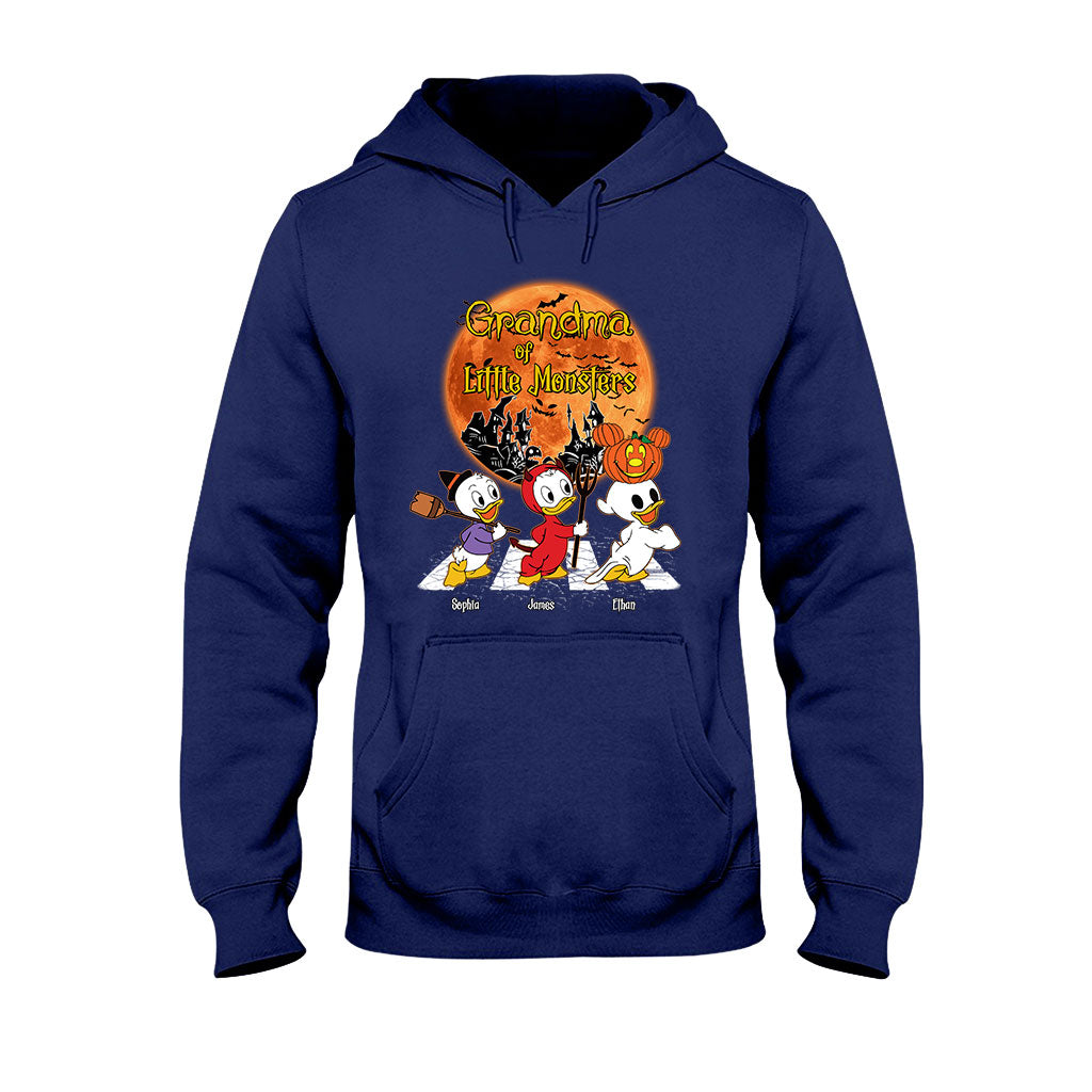 Grandma Of Little Monsters - Personalized Mouse T-shirt And Hoodie