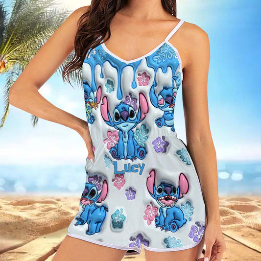 Ohana Means Family - Personalized Ohana Romper