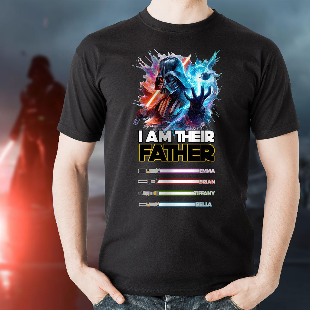 I Am Their Father - Personalized The Force T-shirt And Hoodie