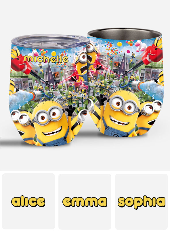 Having Fun - Personalized Wine Tumbler