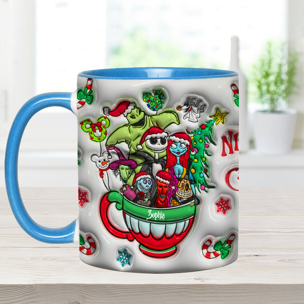 Merry Grinchmas - Personalized Nightmare Accent Mug