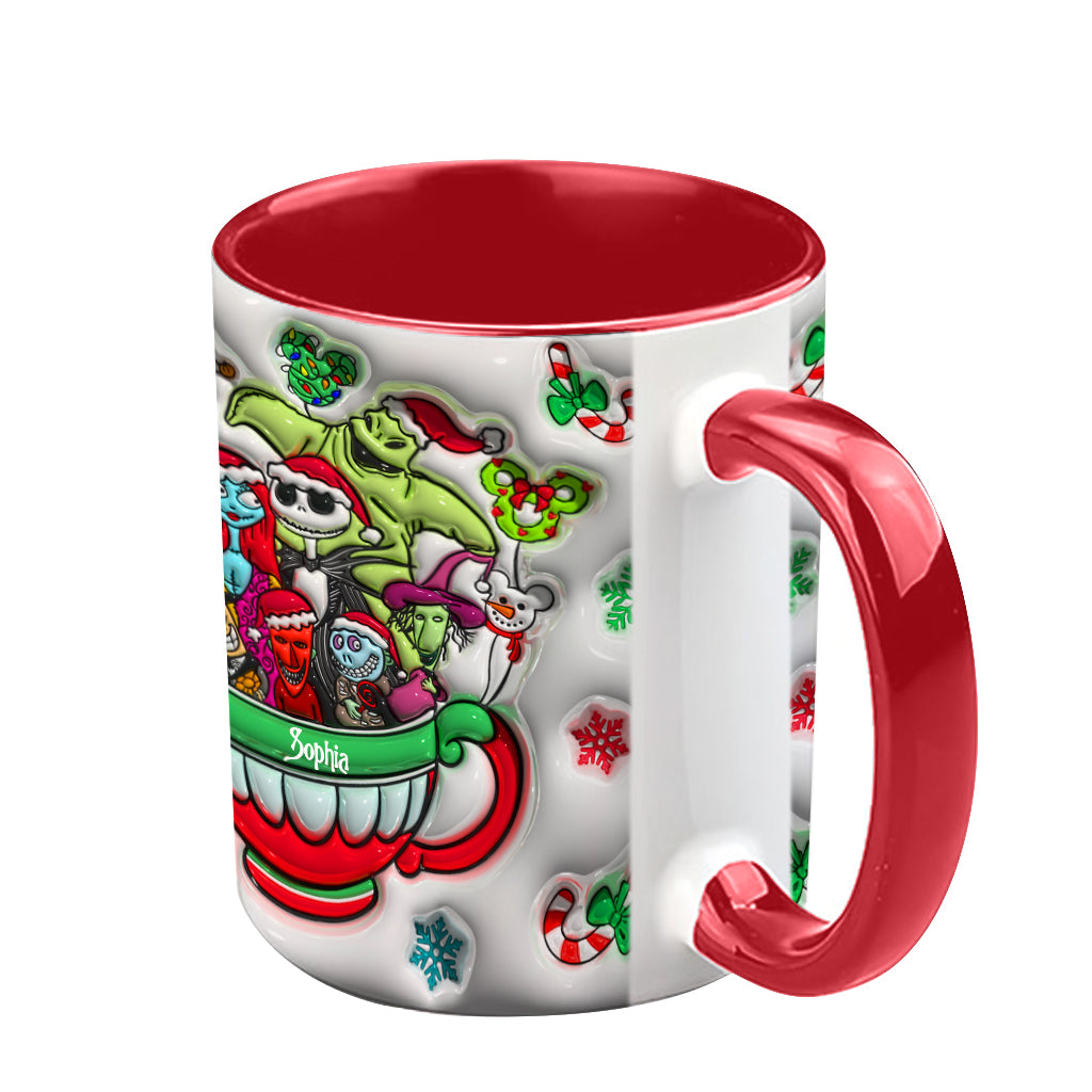Merry Grinchmas - Personalized Nightmare Accent Mug