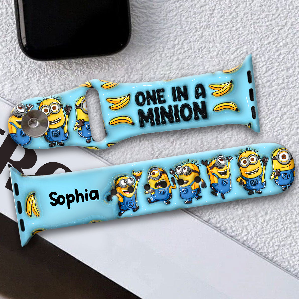 One In A Minion - Personalized Apple Watch Band
