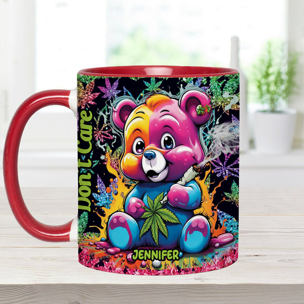 Don't Care Bear - Personalized Weed Accent Mug