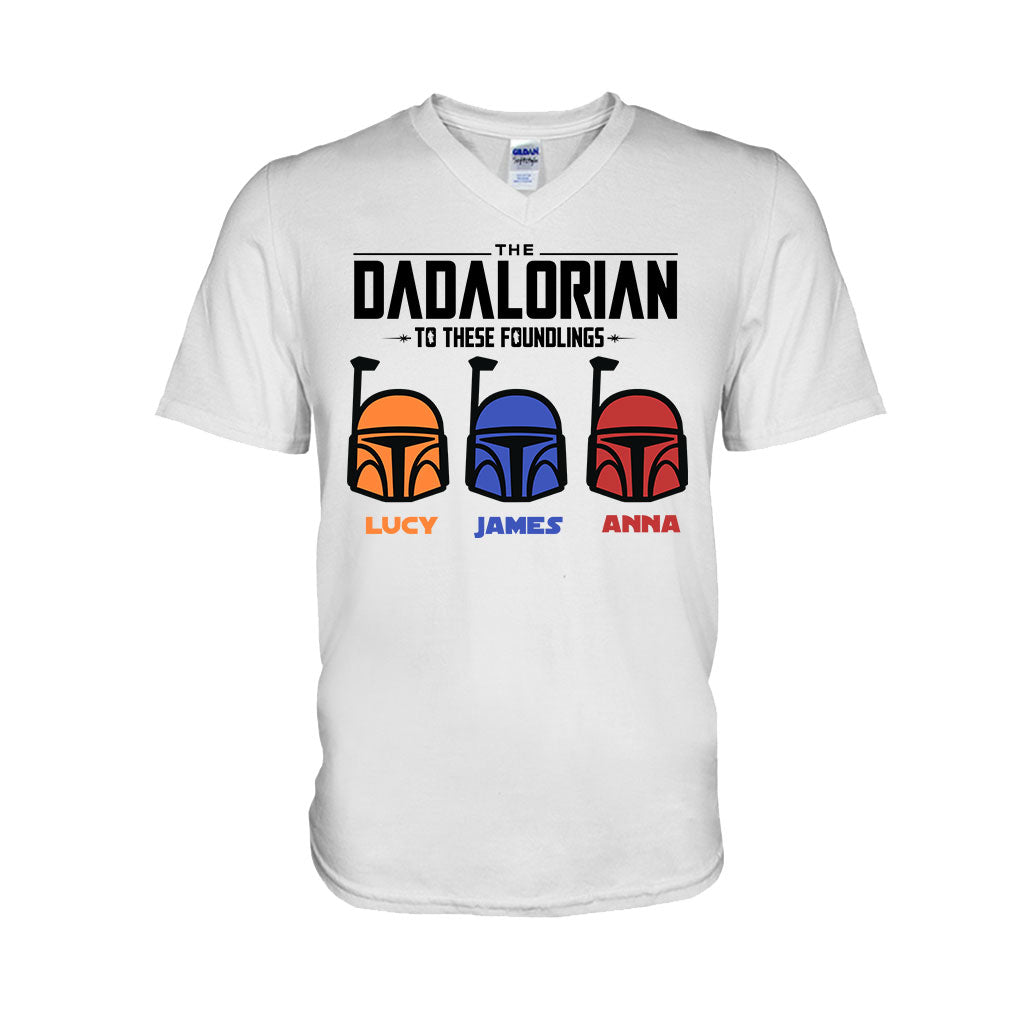 The Dadalorian Mamalorian To These Foundlings - Personalized The Force T-shirt And Hoodie