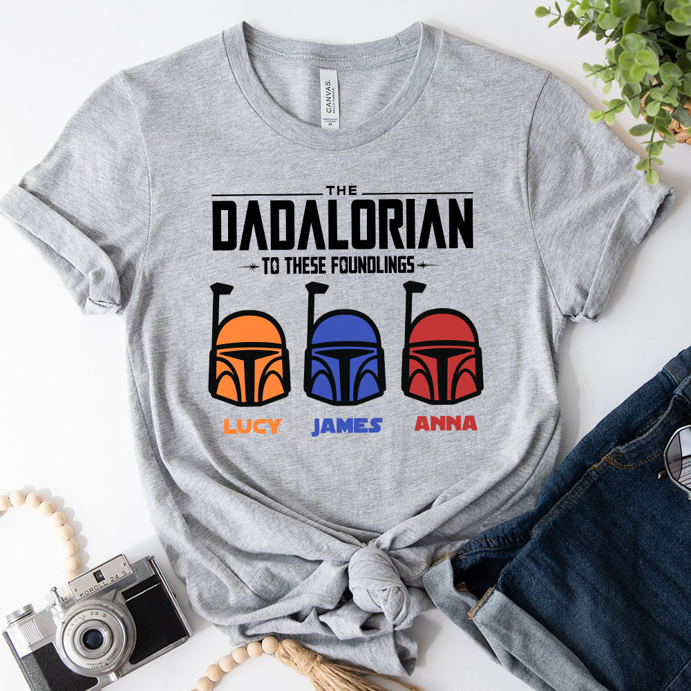 The Dadalorian Mamalorian To These Foundlings - Personalized The Force T-shirt And Hoodie