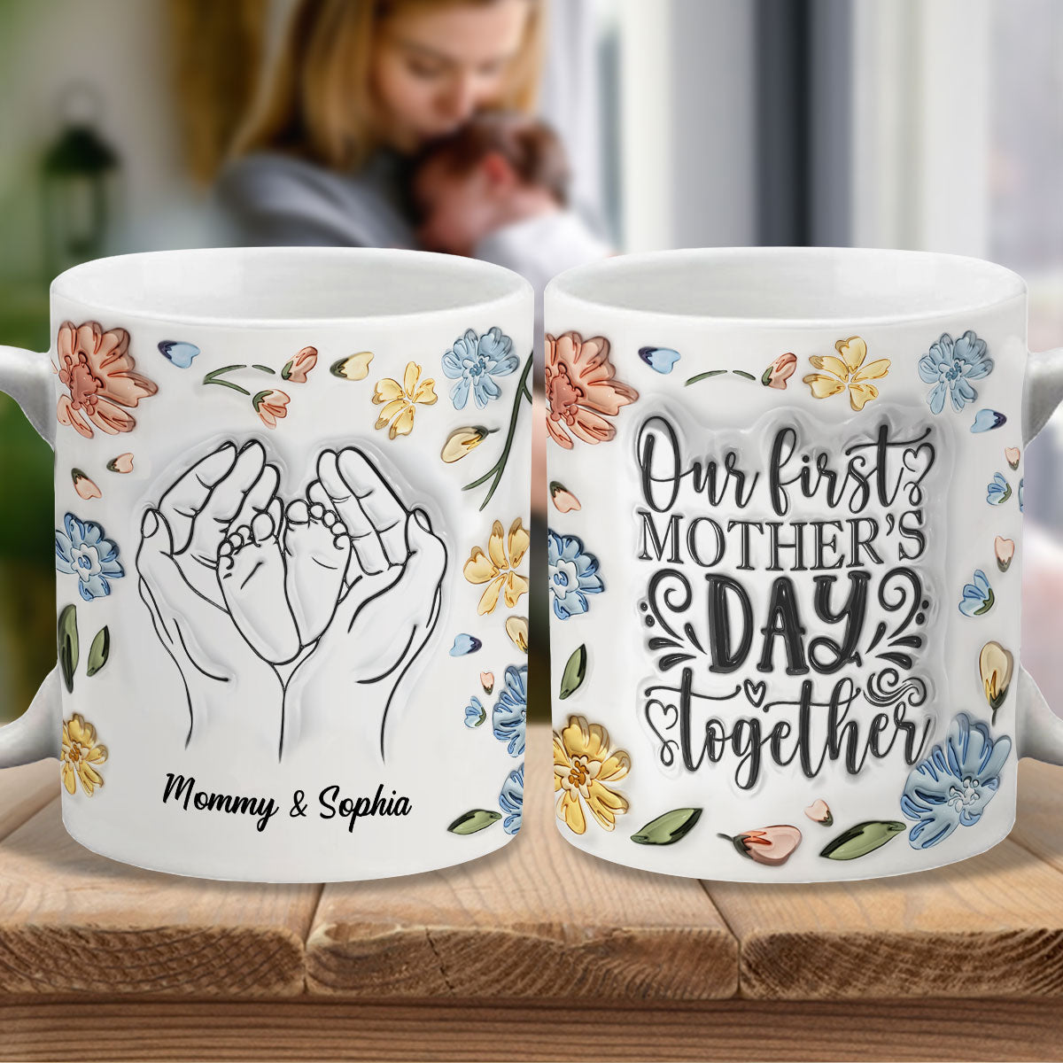 First Mother's Day Together - Personalized Mother Mug