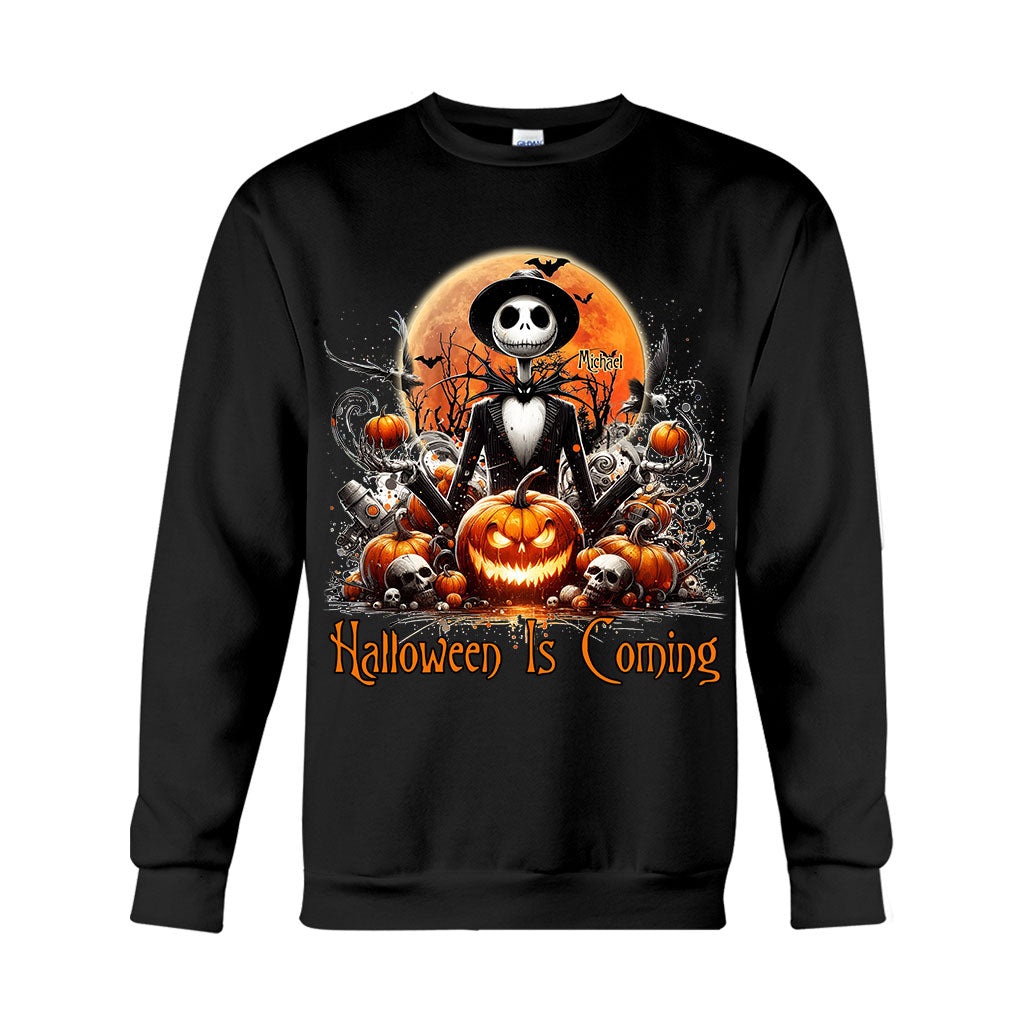 Halloween Is Coming - Personalized Nightmare T-shirt And Hoodie