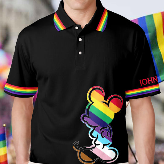 Love Is Love - Personalized LGBT Support Polo Shirt