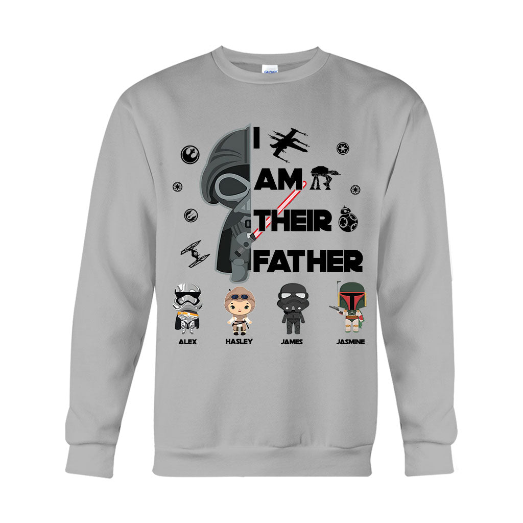 I Am Their Father - Personalized The Force T-shirt And Hoodie