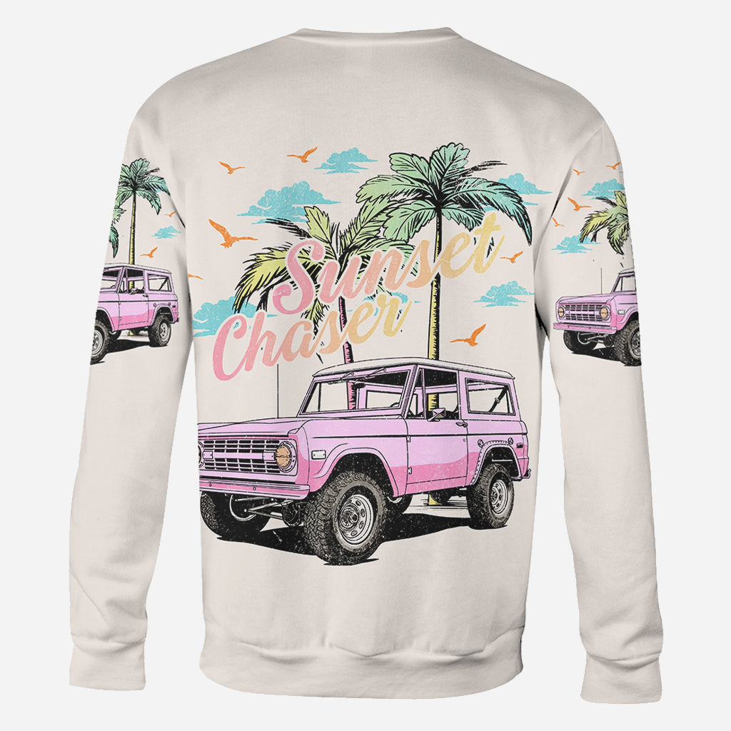 Sunset Chaser - Personalized Car All Over Shirt