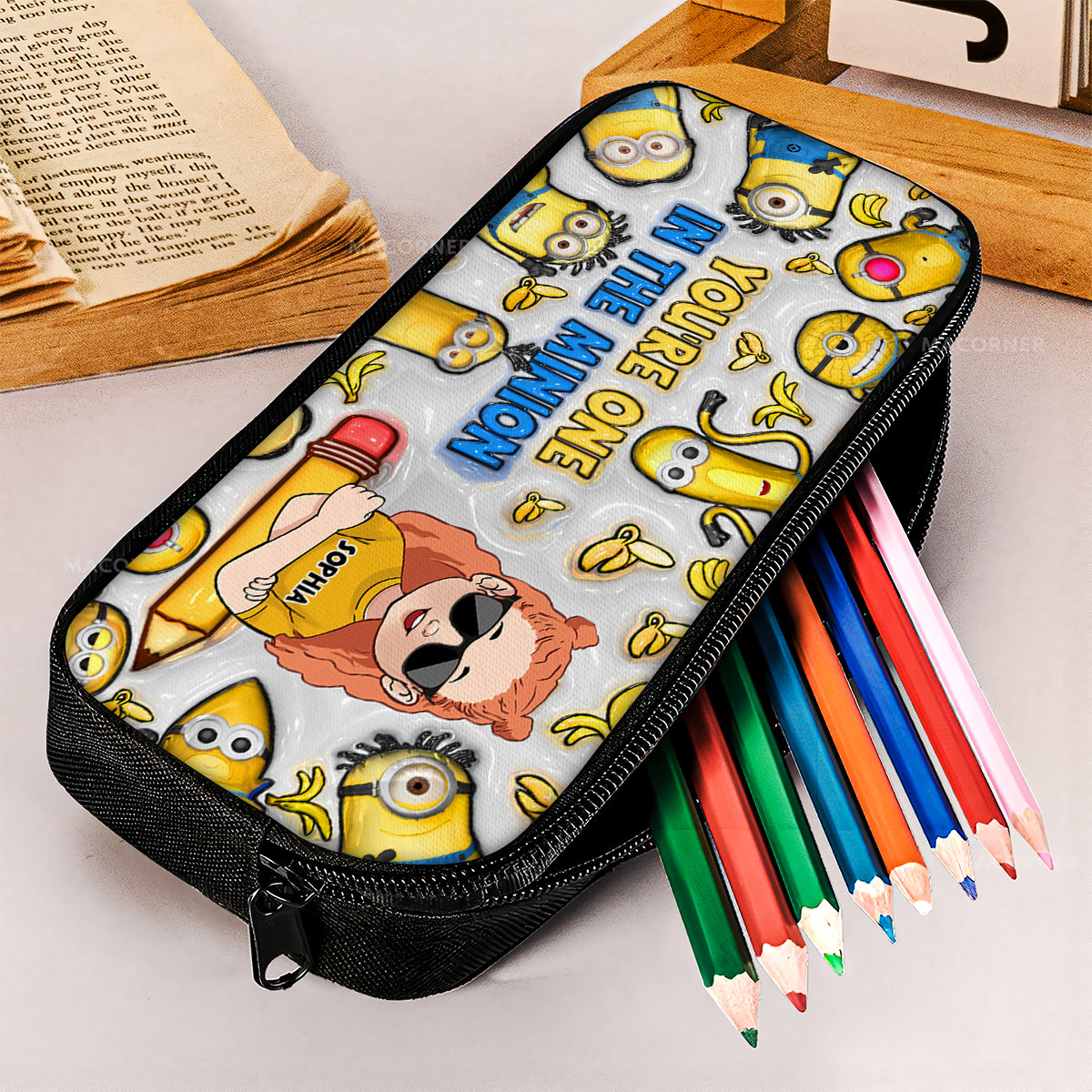 One In The Minion - Personalized Kid Pencil Case
