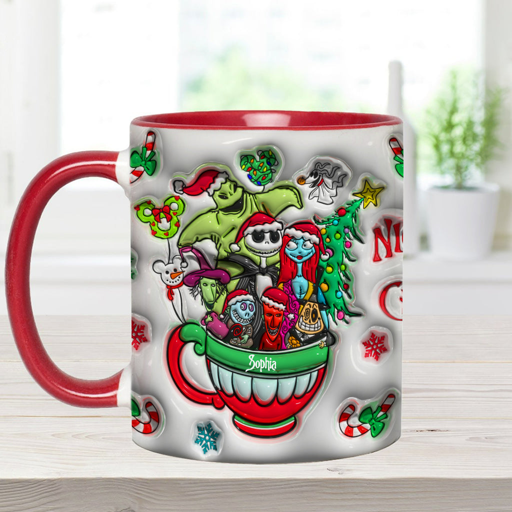 Merry Grinchmas - Personalized Nightmare Accent Mug