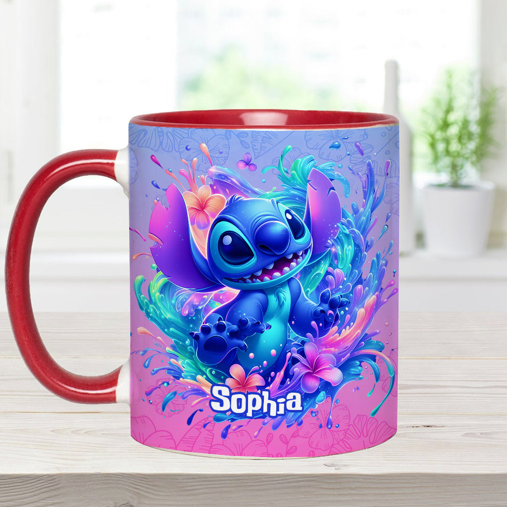 Ohana Means Family - Personalized Ohana Accent Mug