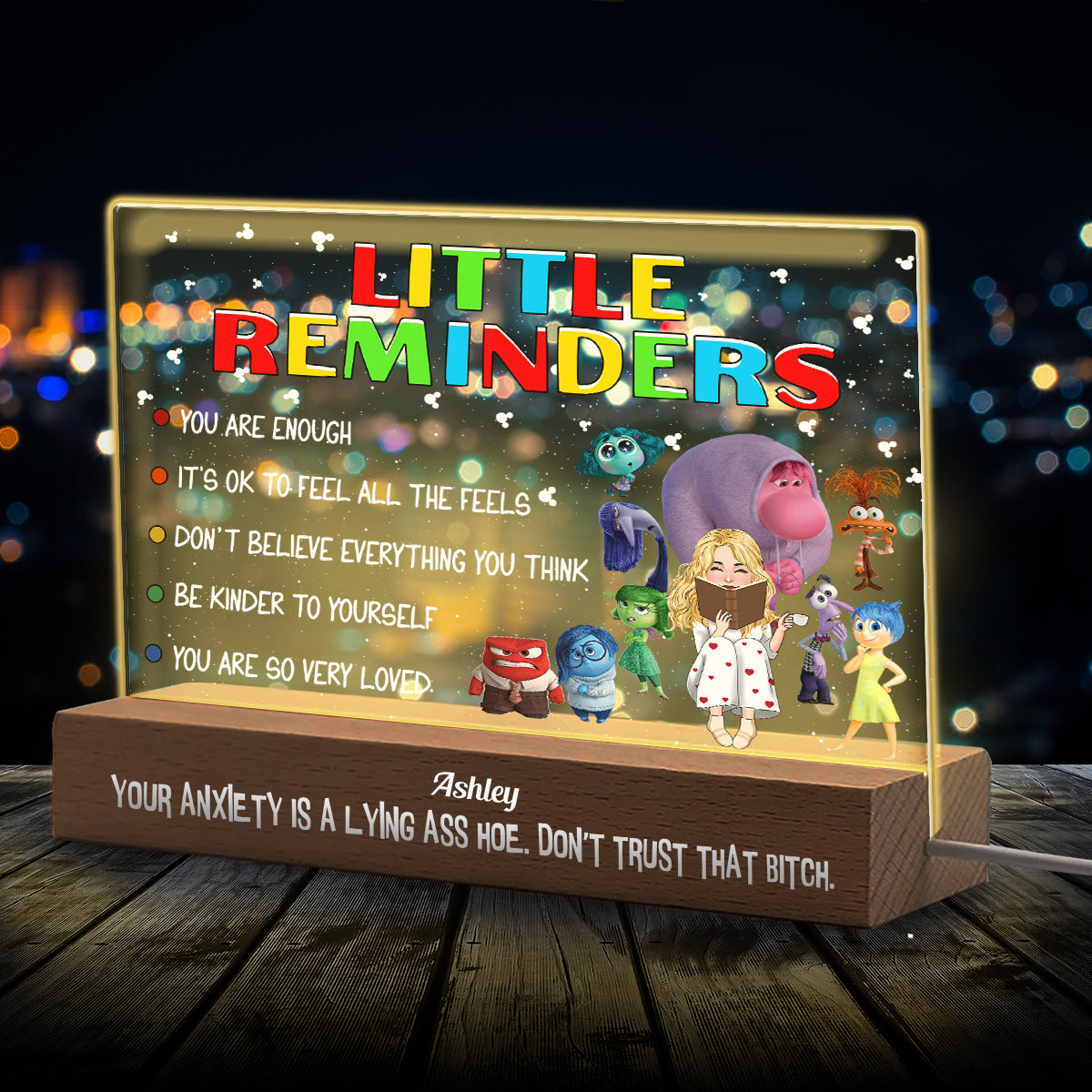 Little Reminders - Personalized Shaped Led Night Light