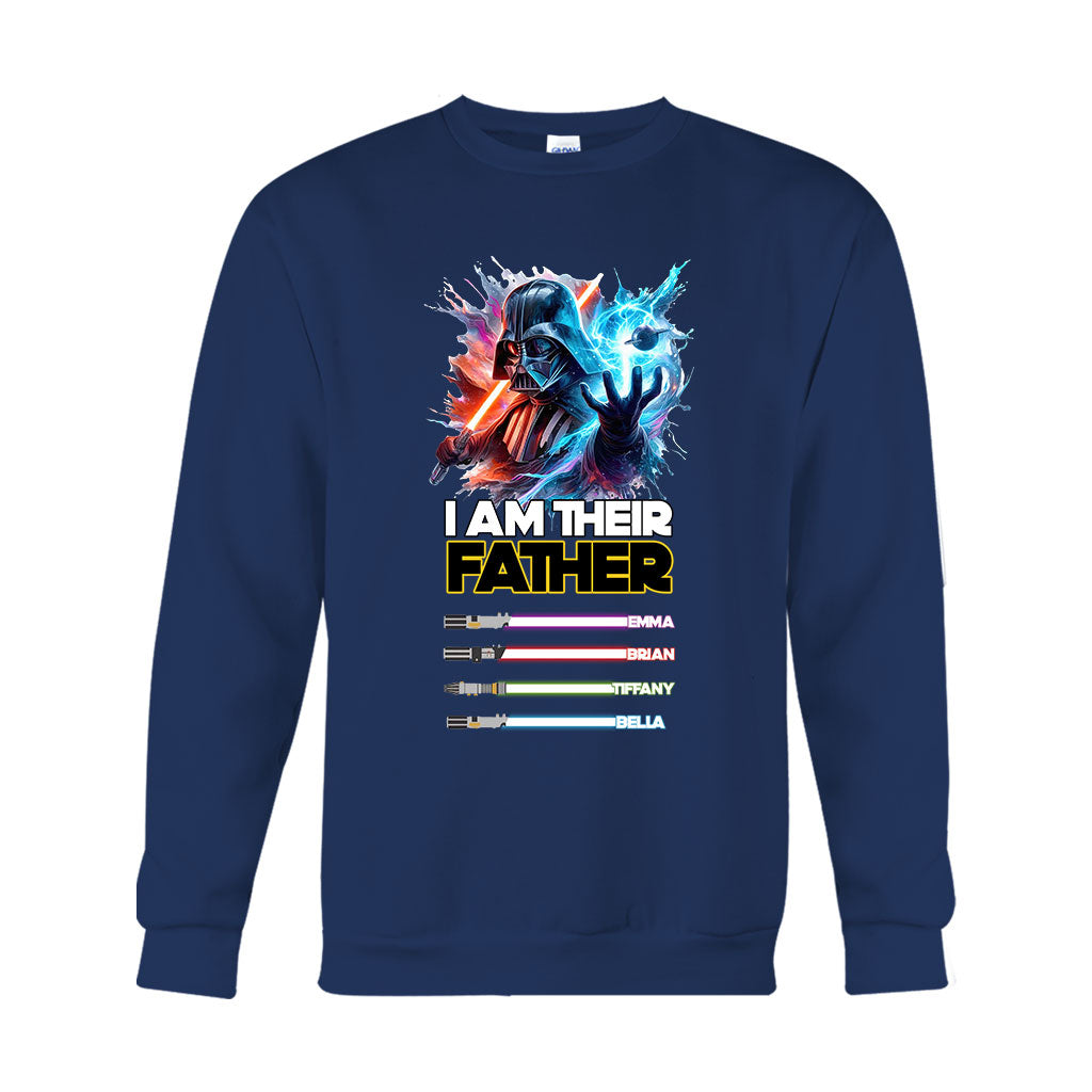 I Am Their Father - Personalized The Force T-shirt And Hoodie
