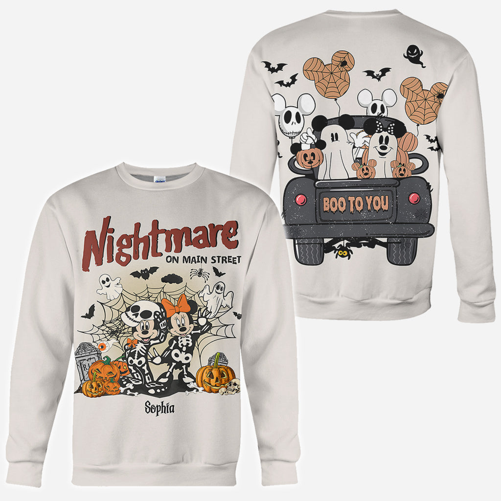 Nightmare On Main Street - Personalized Mouse All Over Shirt
