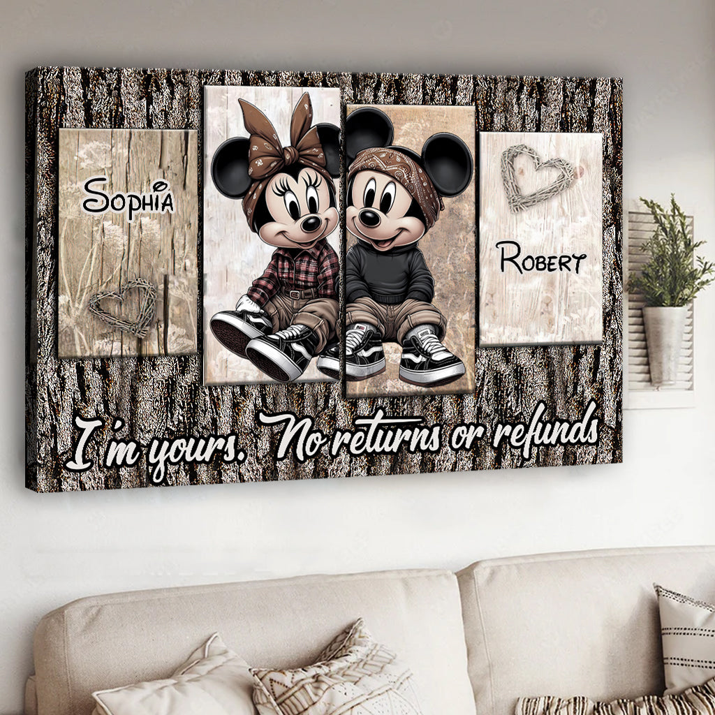 Home Sweet Home - Personalized Mouse Canvas And Poster