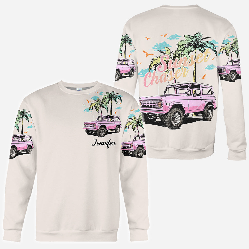Sunset Chaser - Personalized Car All Over Shirt
