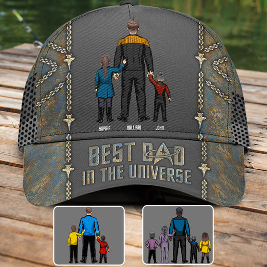 Best Dad In The Universe - Personalized Top Gun Classic Cap