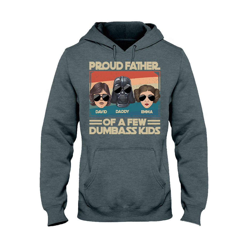 Proud Father Of A Few Kids - Personalized The Force T-shirt And Hoodie