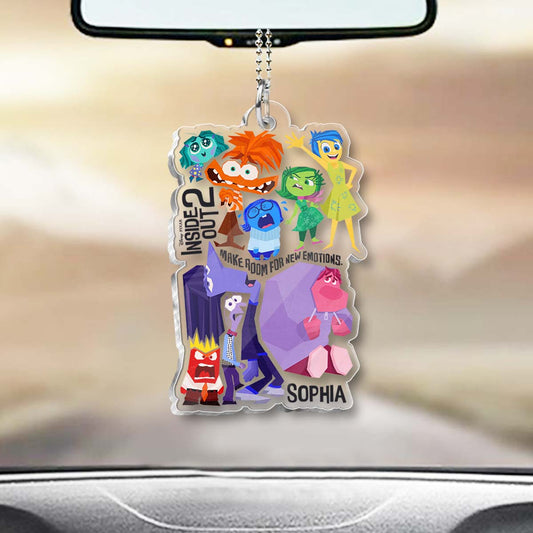 Make Room For New Emotions - Personalized Custom Shaped Car Ornament