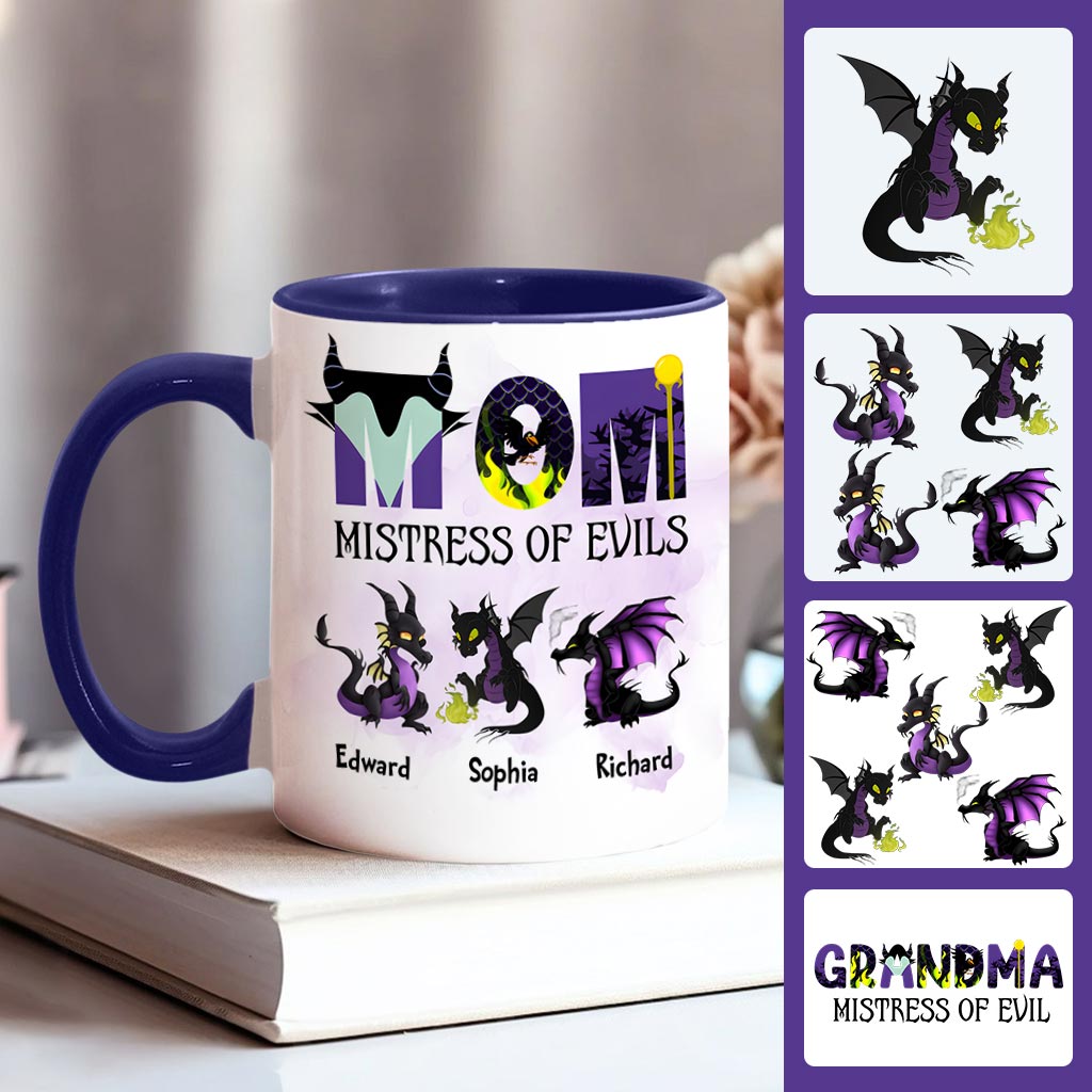 Mistress Of Evils - Personalized Mouse Accent Mug