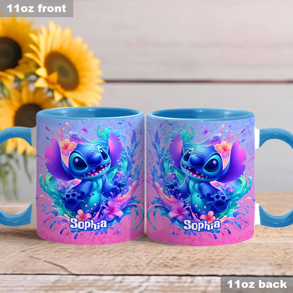 Ohana Means Family - Personalized Ohana Accent Mug