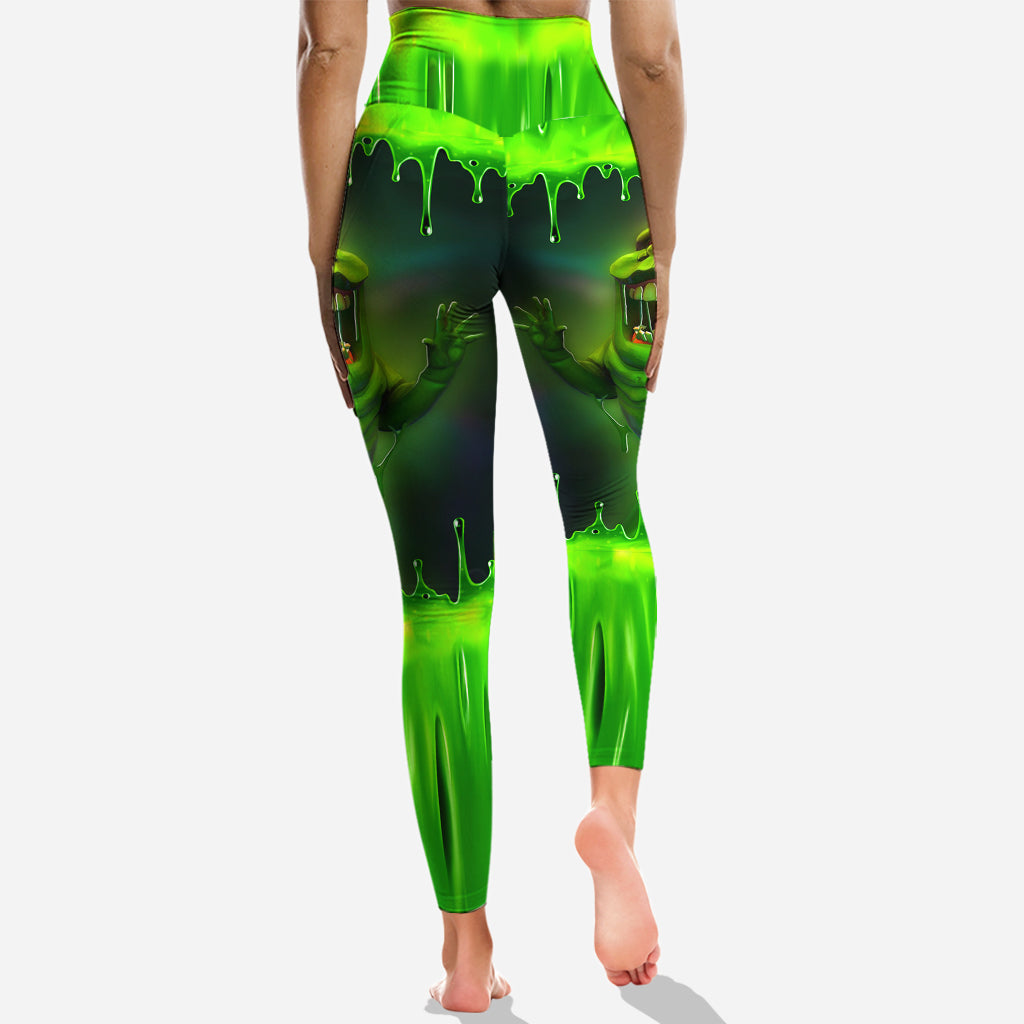 Green Ghost - Personalized Ghostbusters Hoodie and Leggings