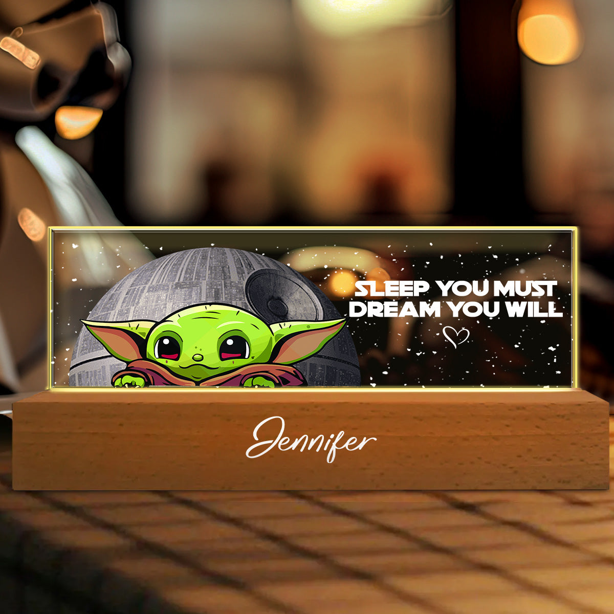Sleep You Must - Personalized The Force Custom LED Night Light