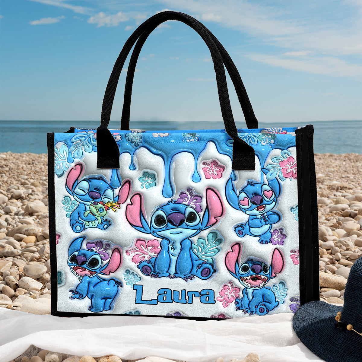 Ohana Means Family - Personalized Ohana Canvas Tote Bag