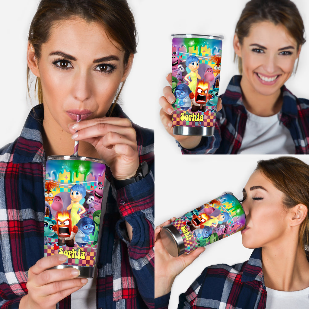 Today I Feel - Personalized Mouse Tumbler