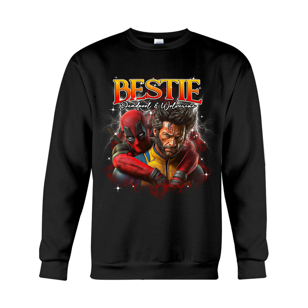 Bestie Forever 90s Vintage Bootleg Tee - Personalized The Psychopath T-shirt And Hoodie