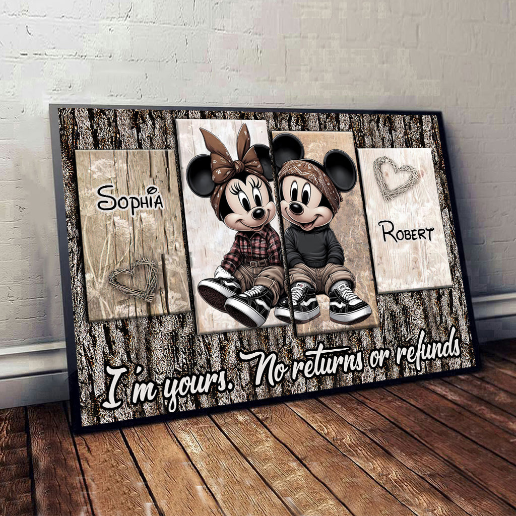 Home Sweet Home - Personalized Mouse Canvas And Poster