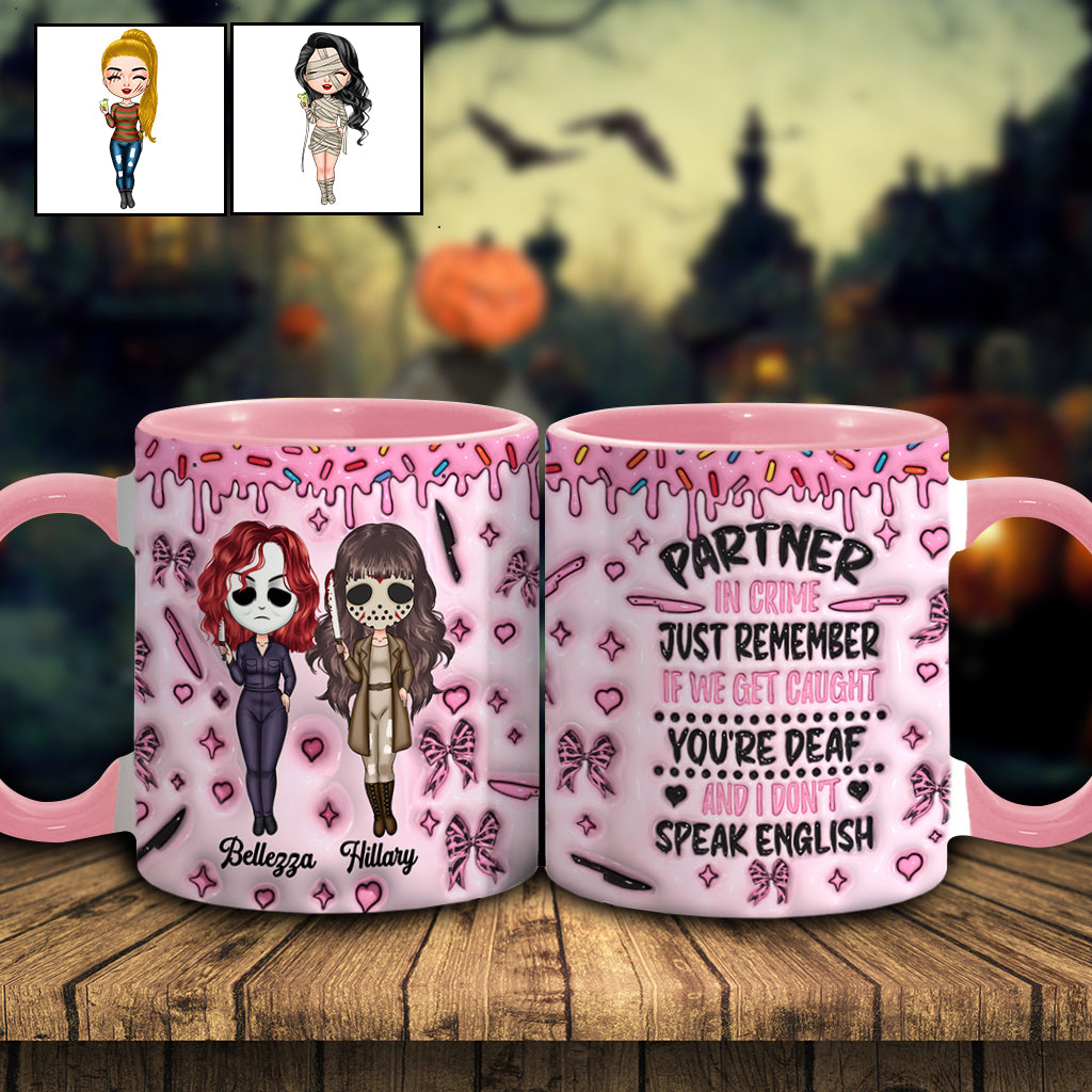 Partner In Crime - Personalized Accent Mug