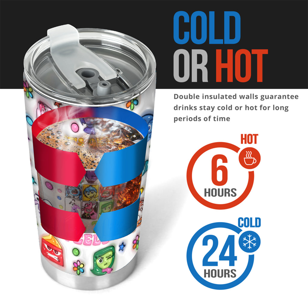 It's Okay To Feel All The Feels - Personalized Tumbler