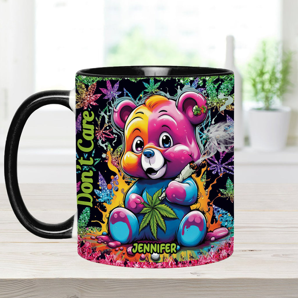 Don't Care Bear - Personalized Weed Accent Mug