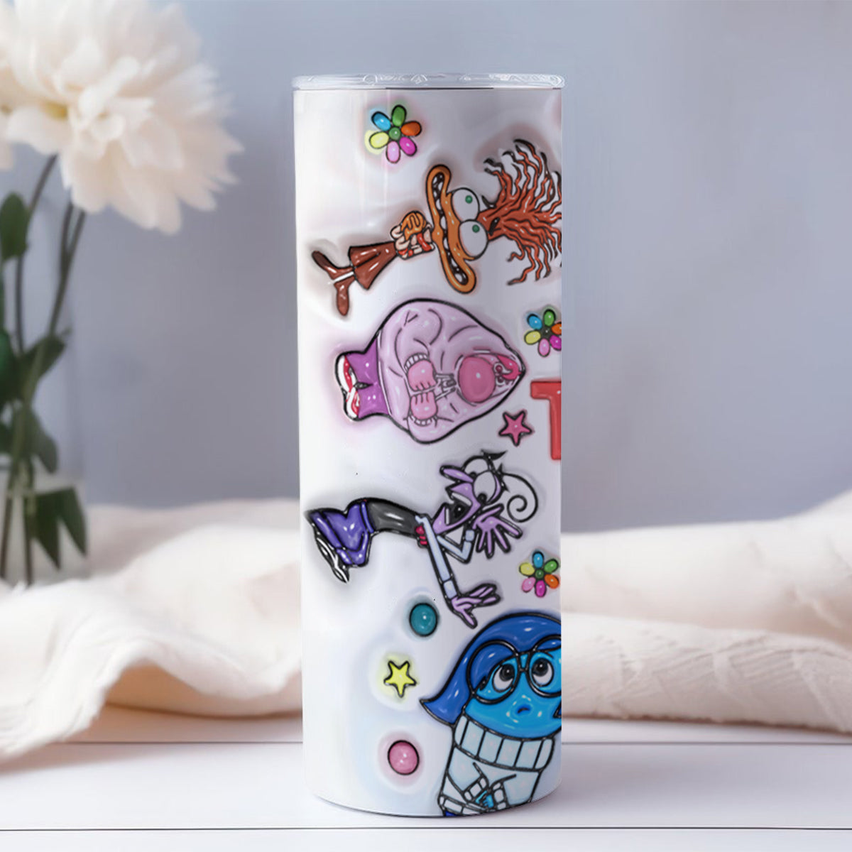 It's Ok To Feel All The Feels - Personalized Skinny Tumbler
