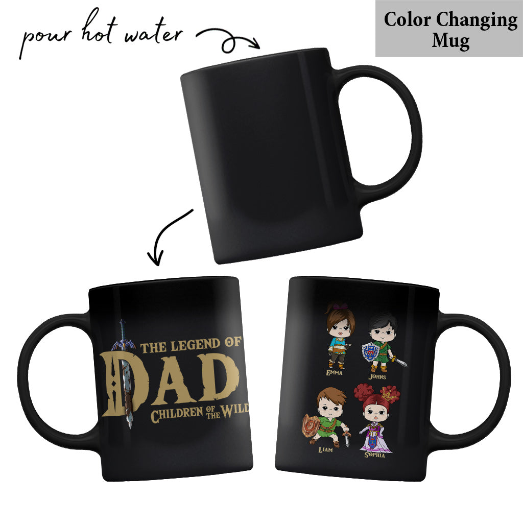 Dad The Legend Of Dad Any Title - Personalized The Adventurer Mug