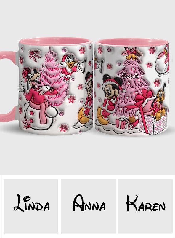 Let It Snow - Personalized Mouse Accent Mug