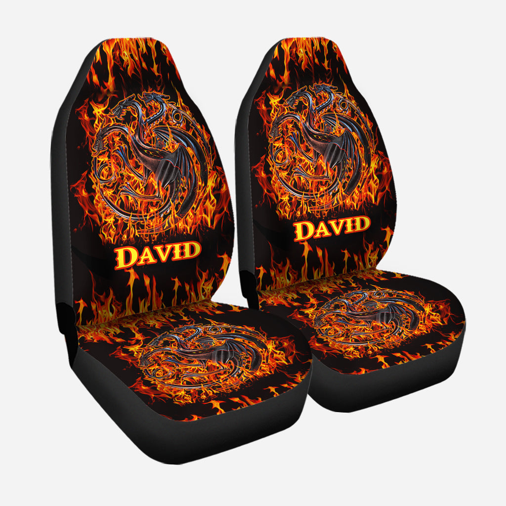 Fire Dragons - Personalized Thrones Game Seat Covers