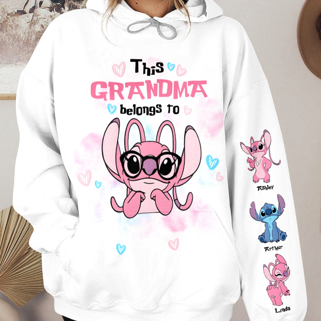 This Grandma Belongs To Custom Any Title - Personalized Ohana All Over Shirt