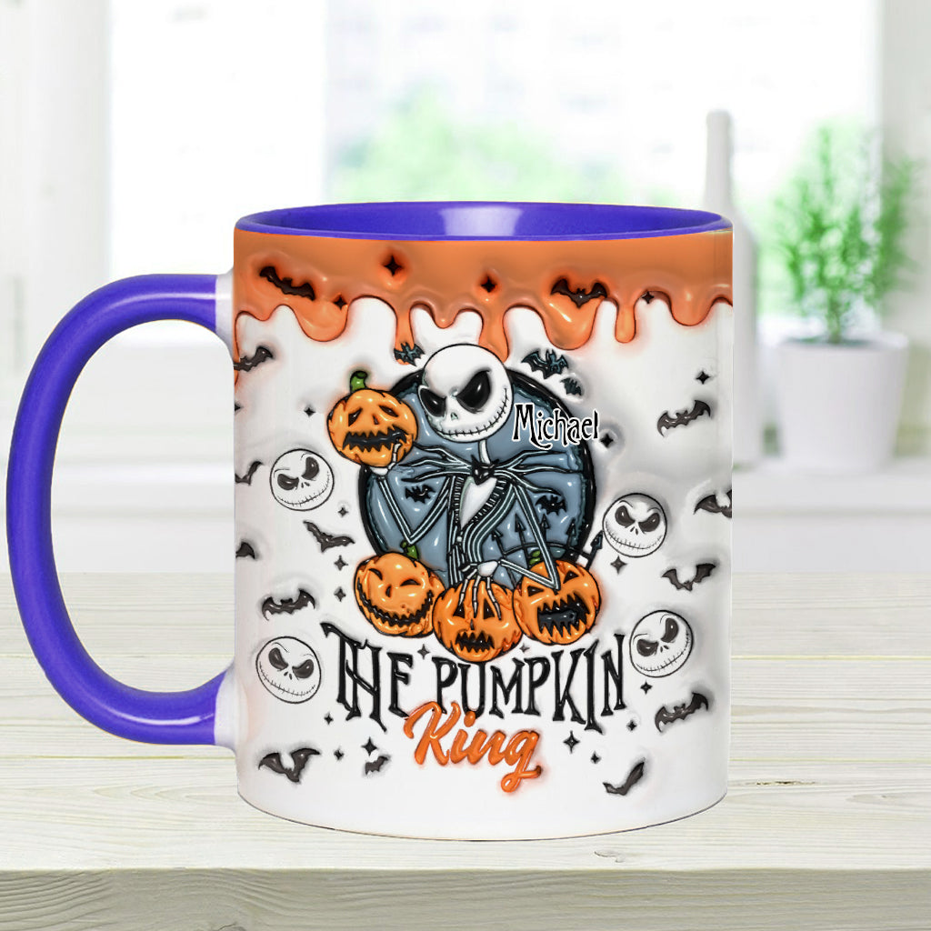 Pumpkin King - Personalized Nightmare Accent Mug