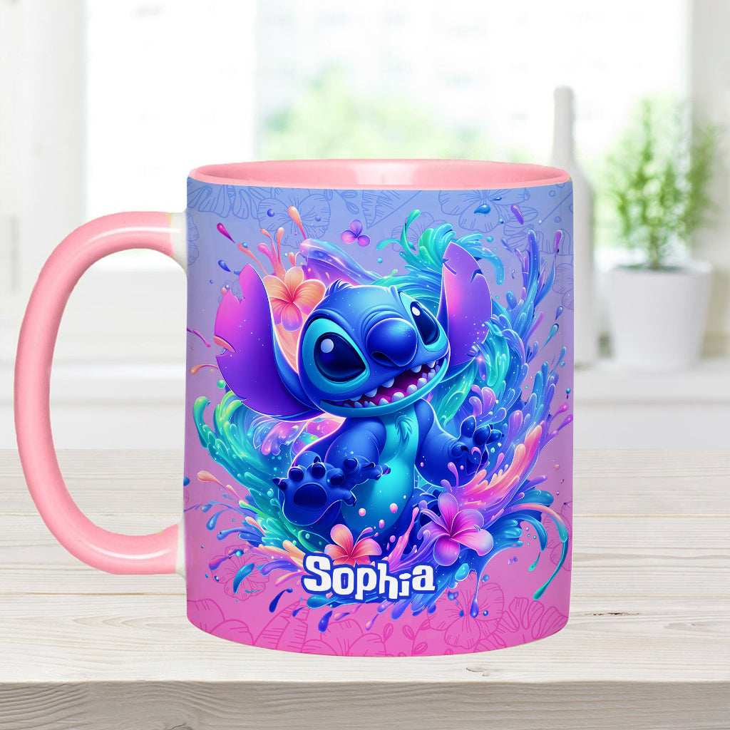 Ohana Means Family - Personalized Ohana Accent Mug
