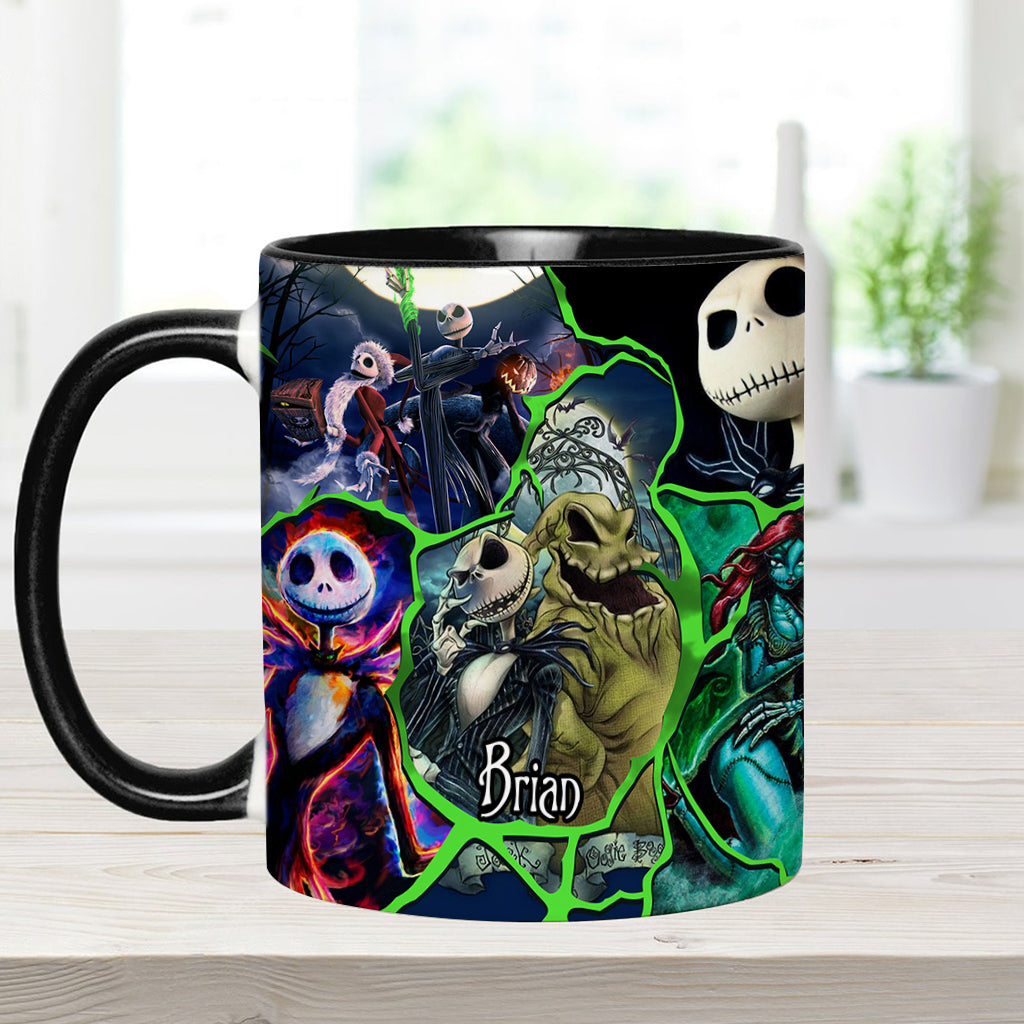 I'm Not Crazy, I Prefer The Term Mentaly Hilarious - Personalized Nightmare Accent Mug