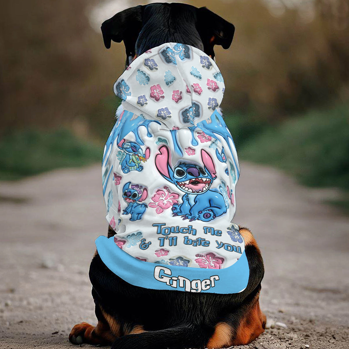 Ohana Means Family - Personalized Ohana Pet Hoodie
